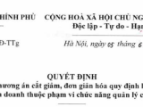 Quyết định 641/QĐ-TTg 2023 đơn giản hóa quy định liên quan đến hoạt động kinh doanh